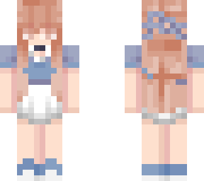 blue winter girl