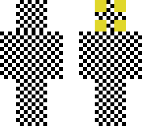 checkerboard man
