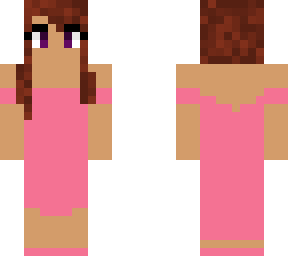 girl with pink dress
