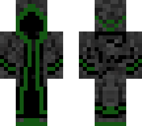 green linen cloaked demon