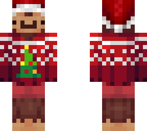 monkey christmas sweater with hat