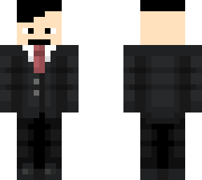 shy kid in suit