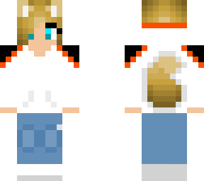 wolf girl jordan (my oc) (edit)