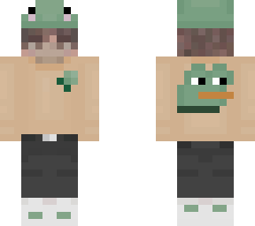 a cool skin with frog head