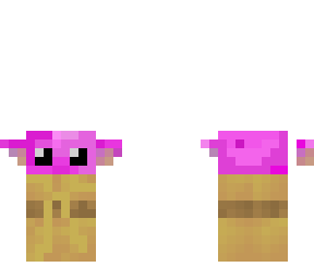 baby yoda pink