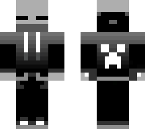 black and white man