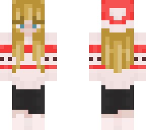 blonde christmas girl skin