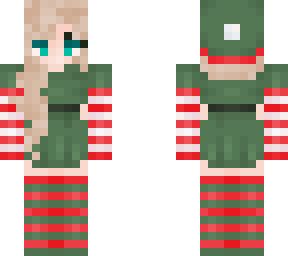 blonde xmas elf
