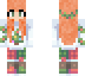 christmas girl with red hair