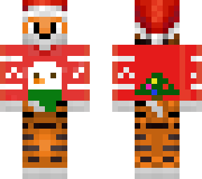 christmas tiger4 with santa hat!