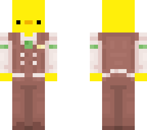 flight attendant duck (green)