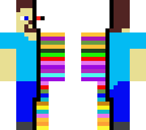 glitched out skin