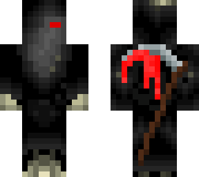 grim reaper wit bloody syth