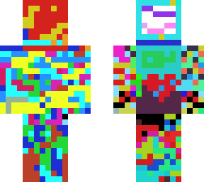 its rainbow skin