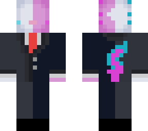 multicolor axoltol with suit