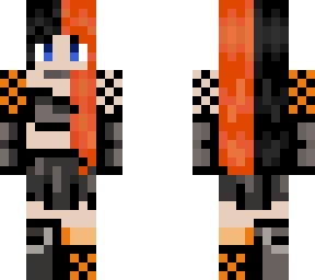 orange emo girl