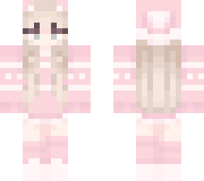 pink aesthetic christmas catgirl ???(  )?? ??