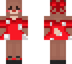 reindeer in mushroom dress (for personal use)