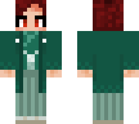 simple formal style kimono for tanjirou