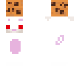 white hamster holding cookie