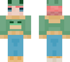 8bit frog dude