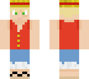 blonde luffy