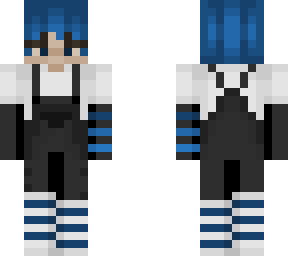 blue guy with an overall