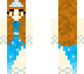 blue shaded dress