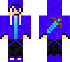 blue sweatered