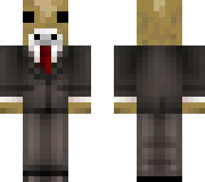 Brown Mooshroom in suit | Minecraft Skin