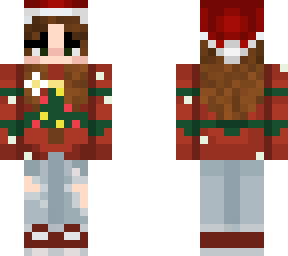christmas skin girl