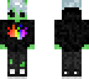 cry alien facha con trasher de arcoiris