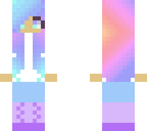 cute rainbow girl, hair base by leaahh :)