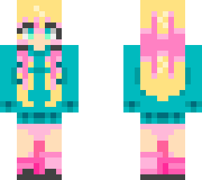 cyan sweater