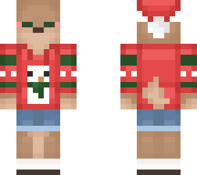 deer w/ christmas hoodie
