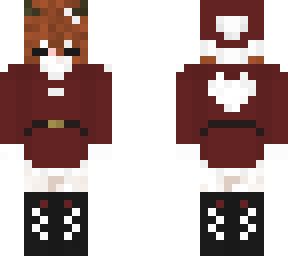 demon santa girl
