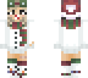 goggle cute short blonde hair christmas