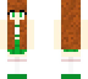 green cheerleader