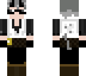 grey hair tux person colour reverse