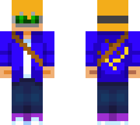 my mc skin with gold tools