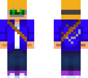 my mc skin with stone tools