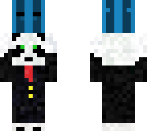 panda holding luggage