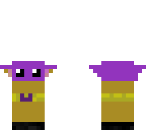 purple baby yoda skin