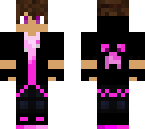 purple pink creeper guy