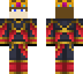 red king with face