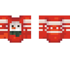 red snowman hoodie