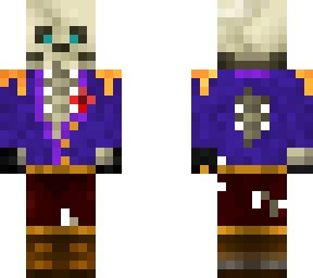 skull pirate purple