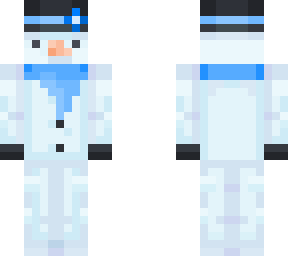 Winter Snowman Minecraft Skin