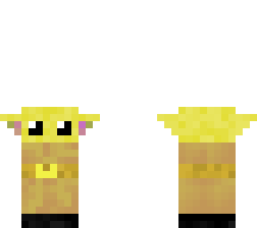 yellow baby yoda skin