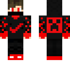 12345678910 nikifors gamer red creeper at his back